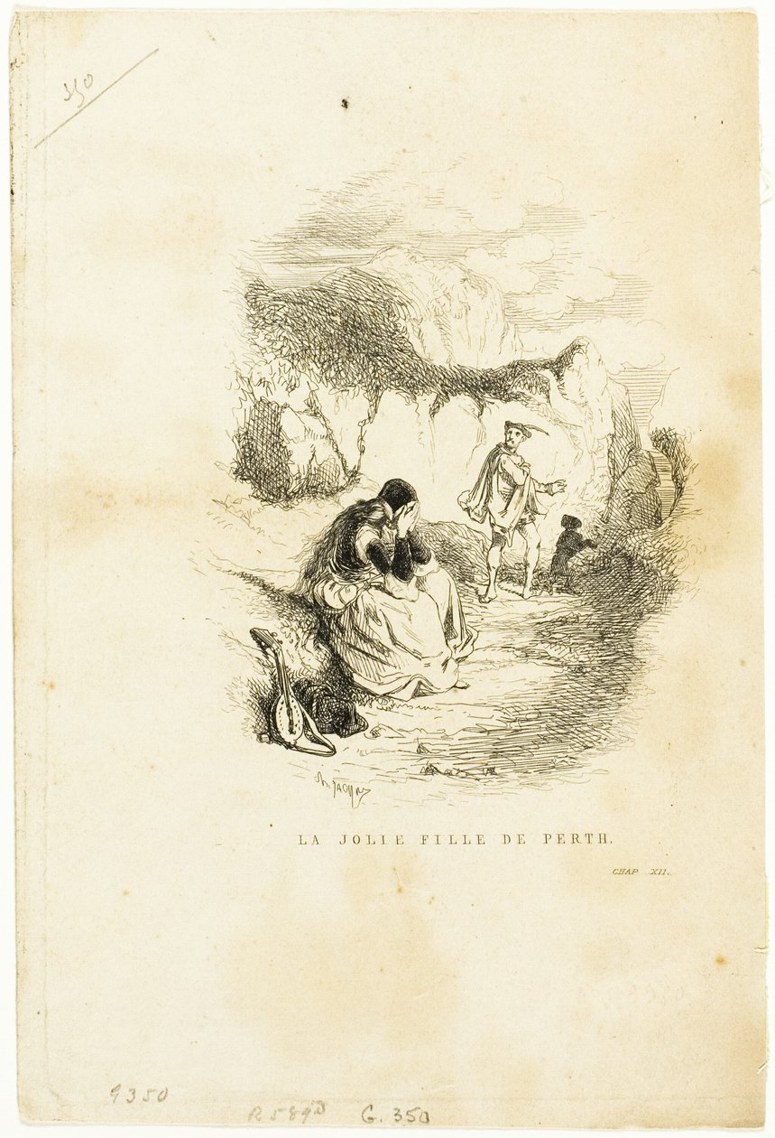 Ładna dziewczyna z Perth autorstwa Charles Emile Jacque