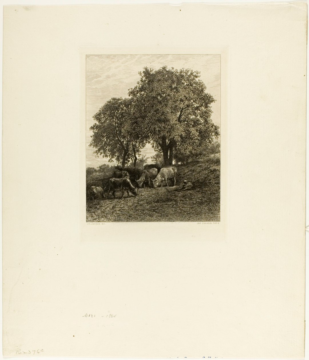 Reszta autorstwa Charles Emile Jacque