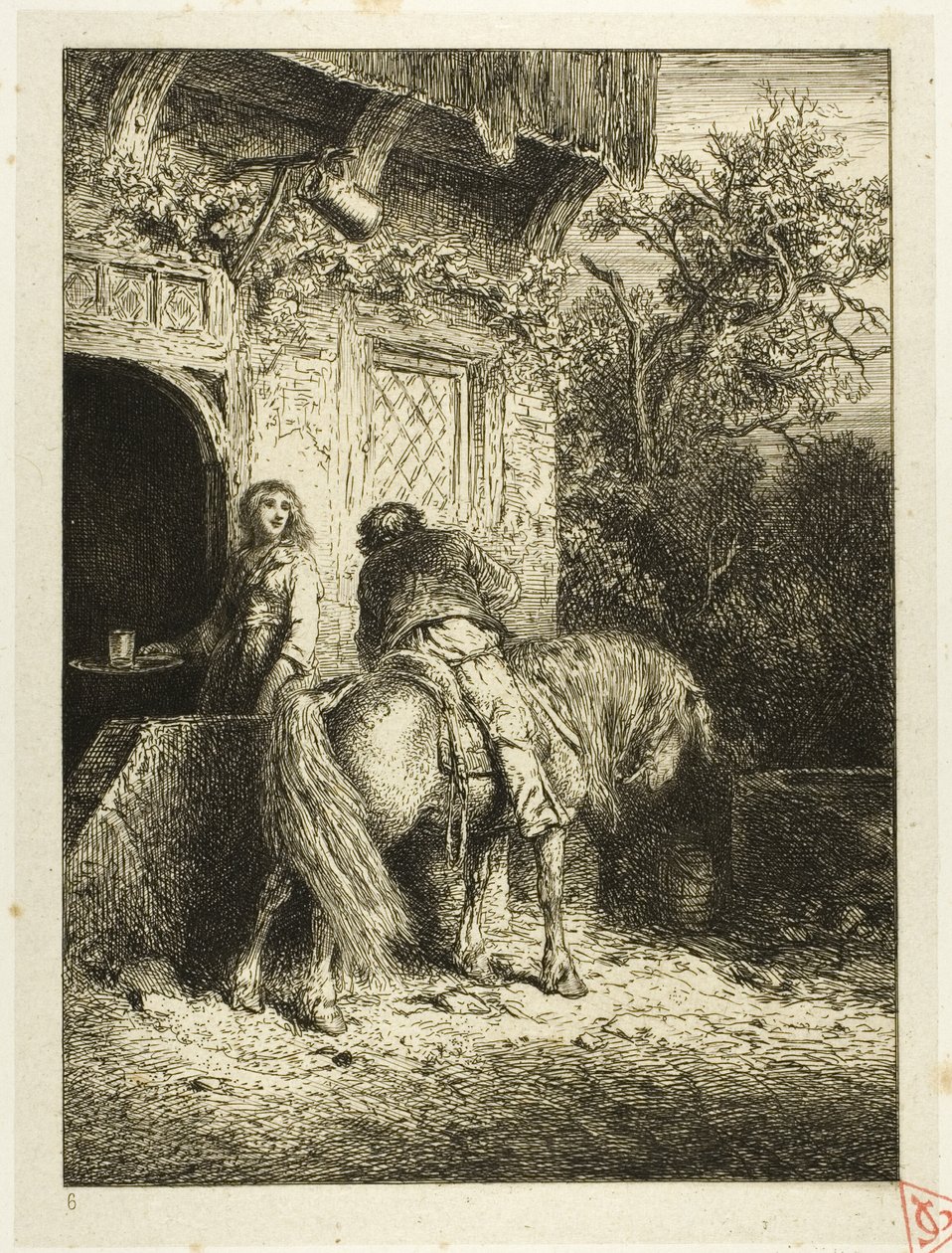 Jeździec autorstwa Charles Emile Jacque