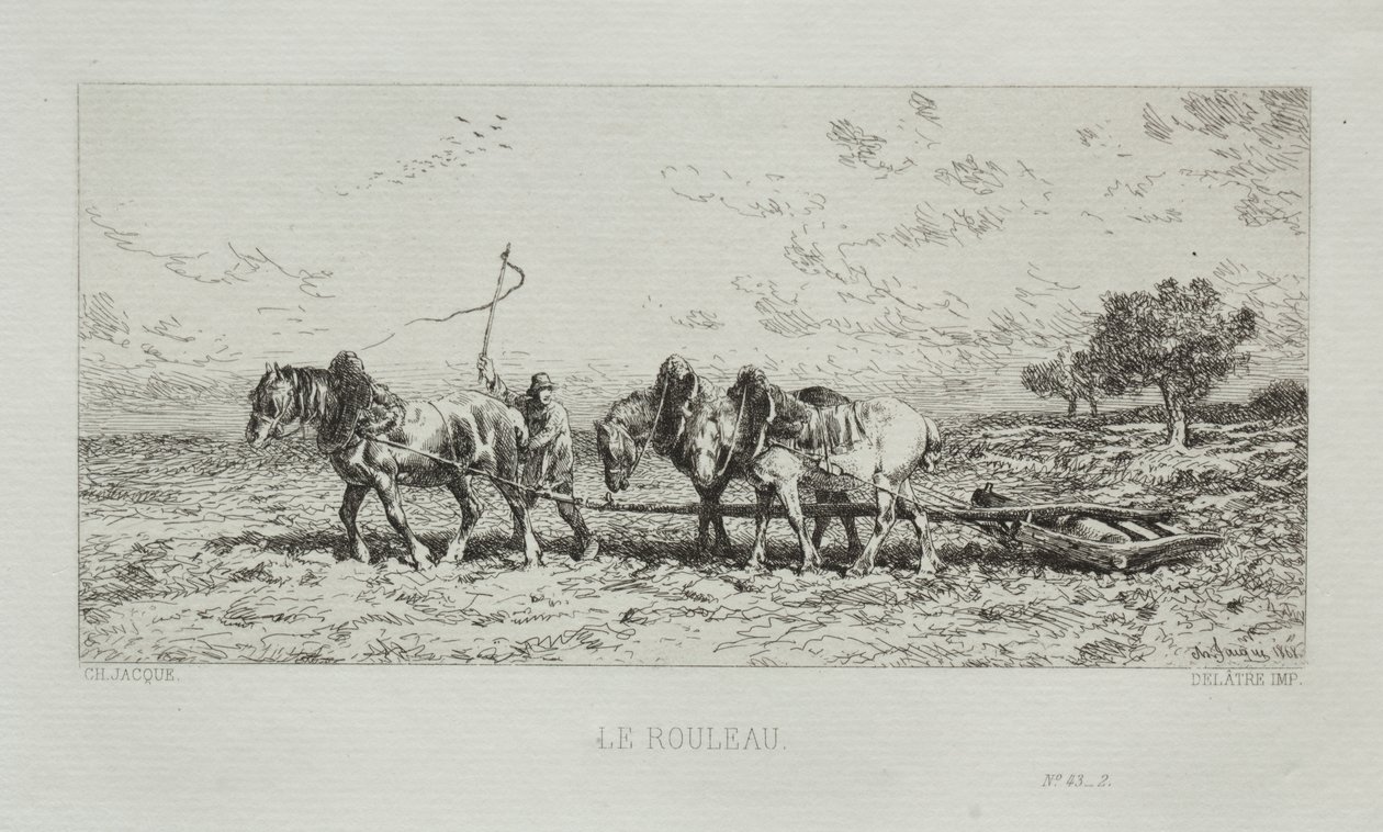 Wałek autorstwa Charles Emile Jacque