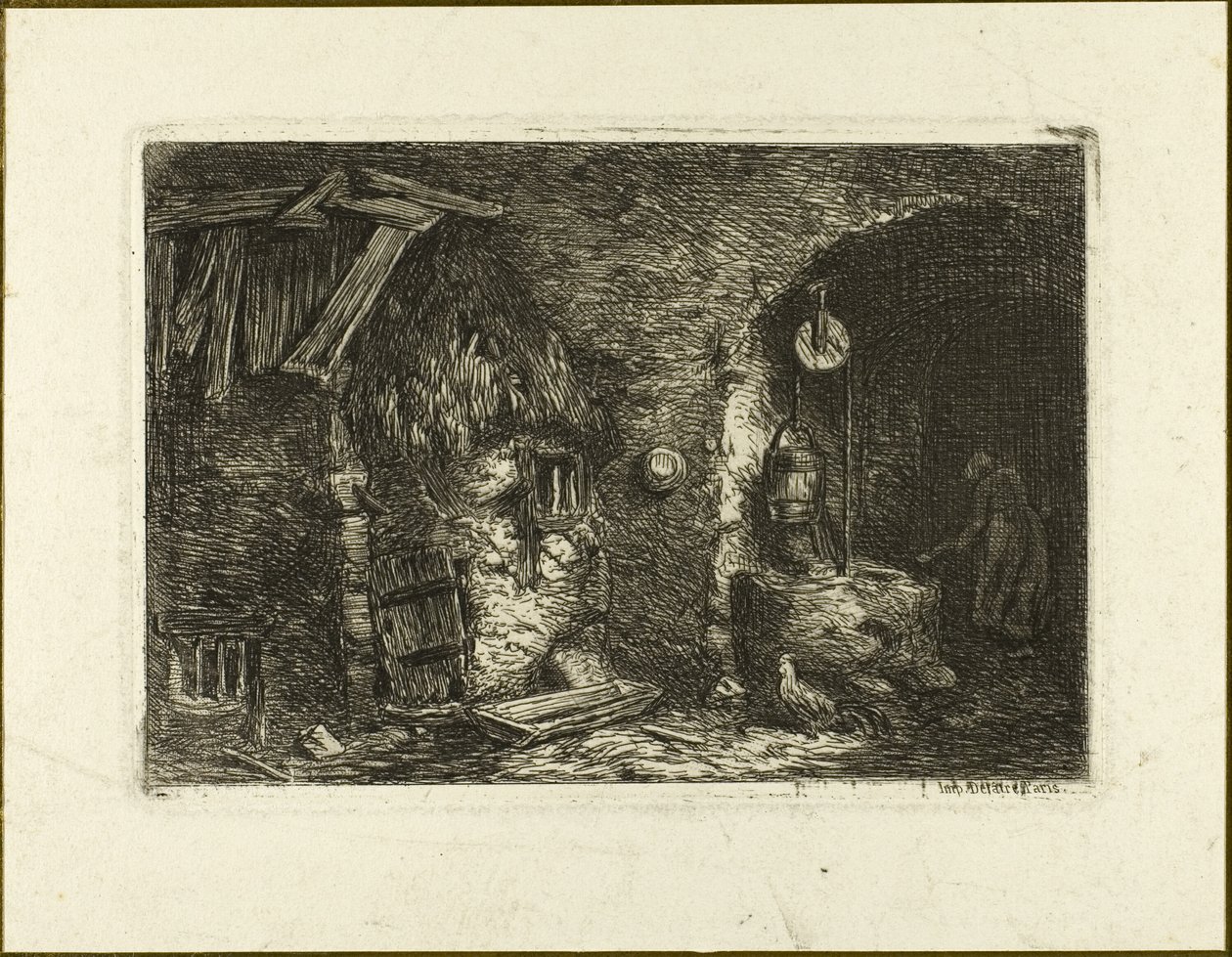 Studnia autorstwa Charles Emile Jacque