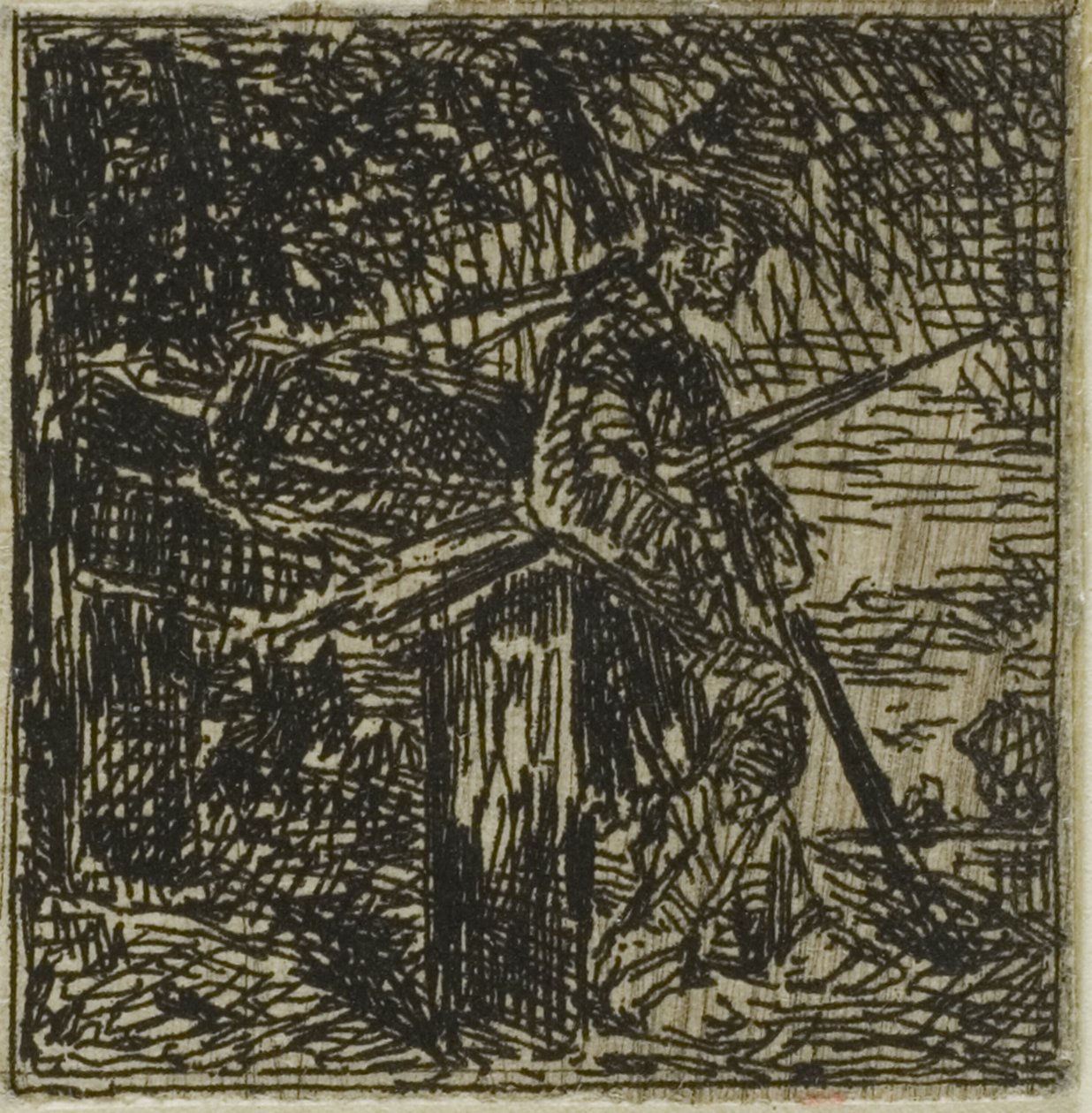 Włóczęga autorstwa Charles Emile Jacque