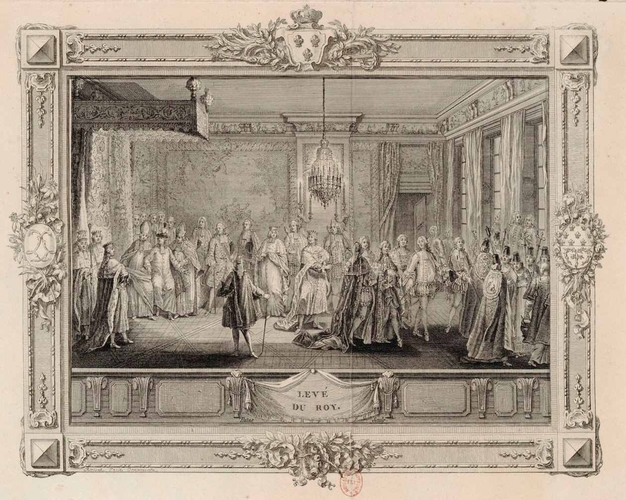 Levé du Roy Grobla króla Ludwika XVI, 1774-1775 . autorstwa Charles Emmanuel Patas