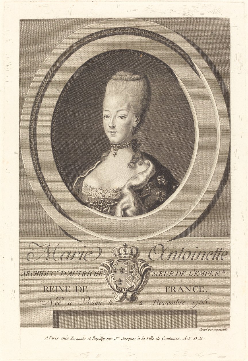 Maria Antonina autorstwa Charles Eugene Duponchel