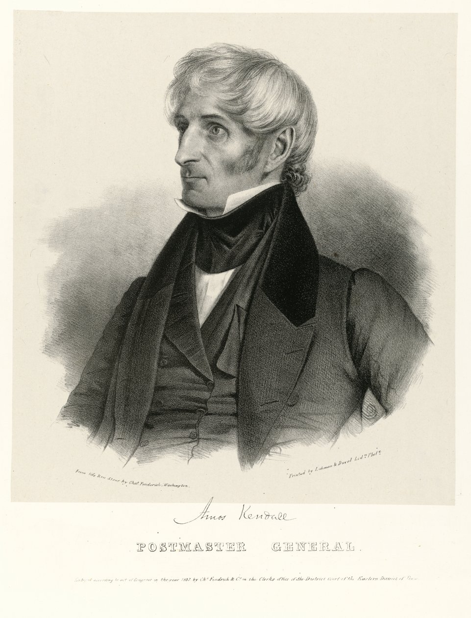 Amos Kendall autorstwa Charles Fenderich