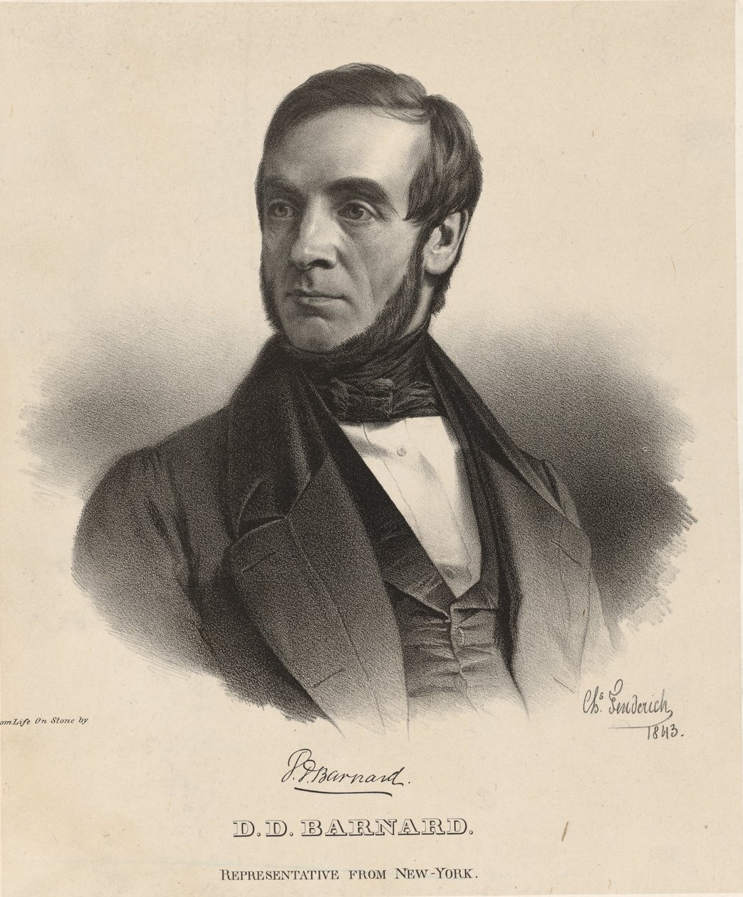 Daniel Dewey Barnard autorstwa Charles Fenderich