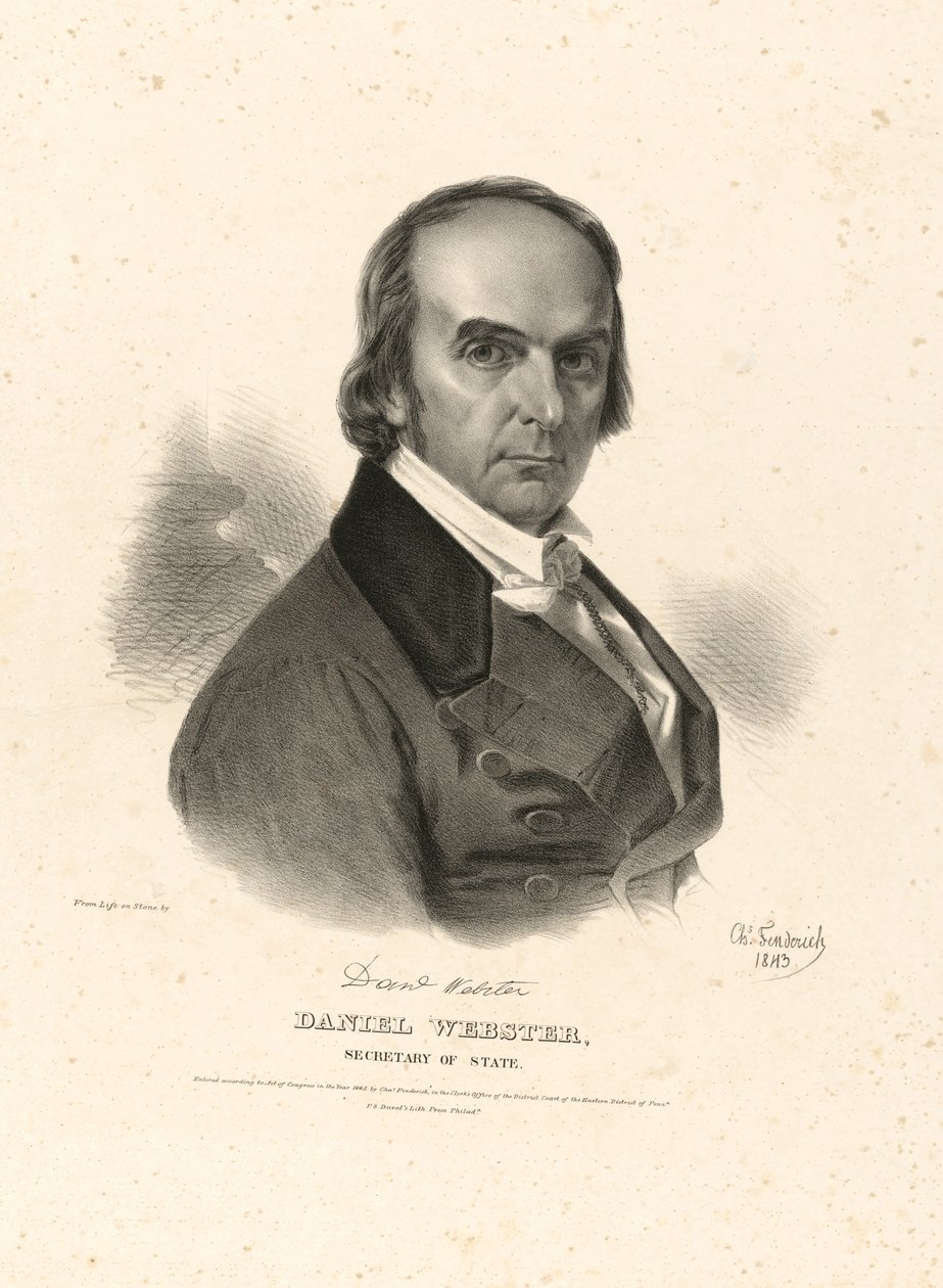 Daniel Webster autorstwa Charles Fenderich