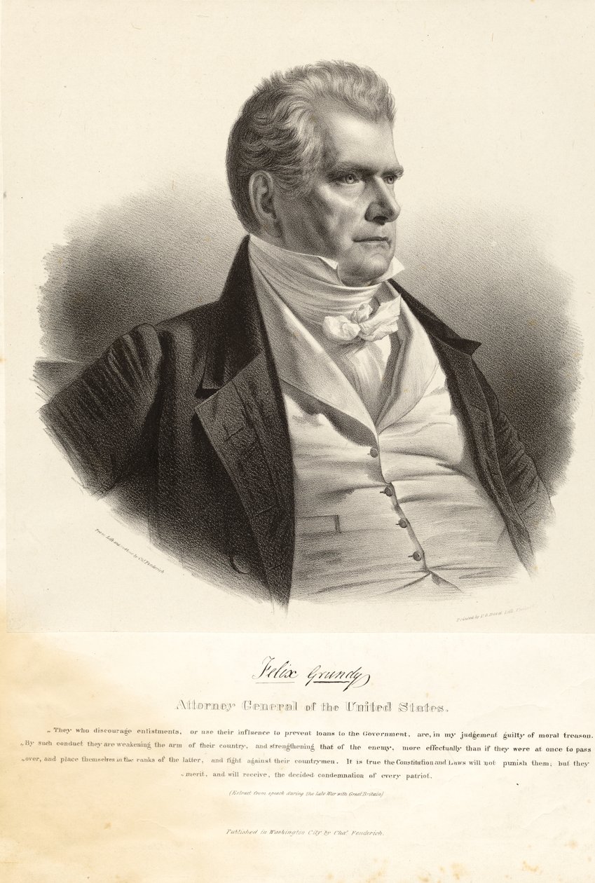 Felix Grundy autorstwa Charles Fenderich