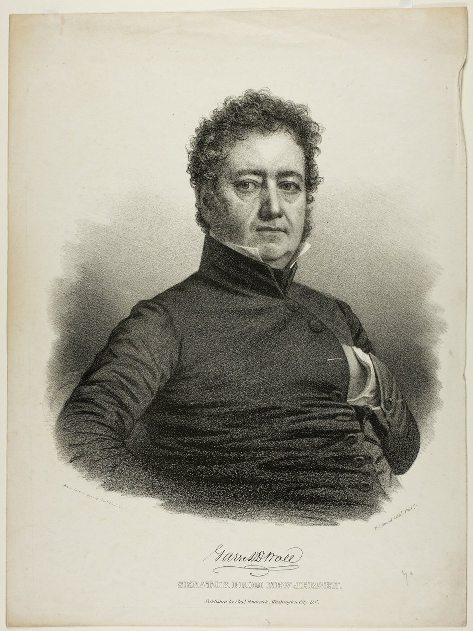 Garrett D. Wall, senator z New Jersey autorstwa Charles Fenderich