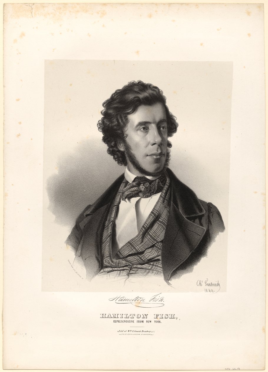 Hamilton Fish autorstwa Charles Fenderich