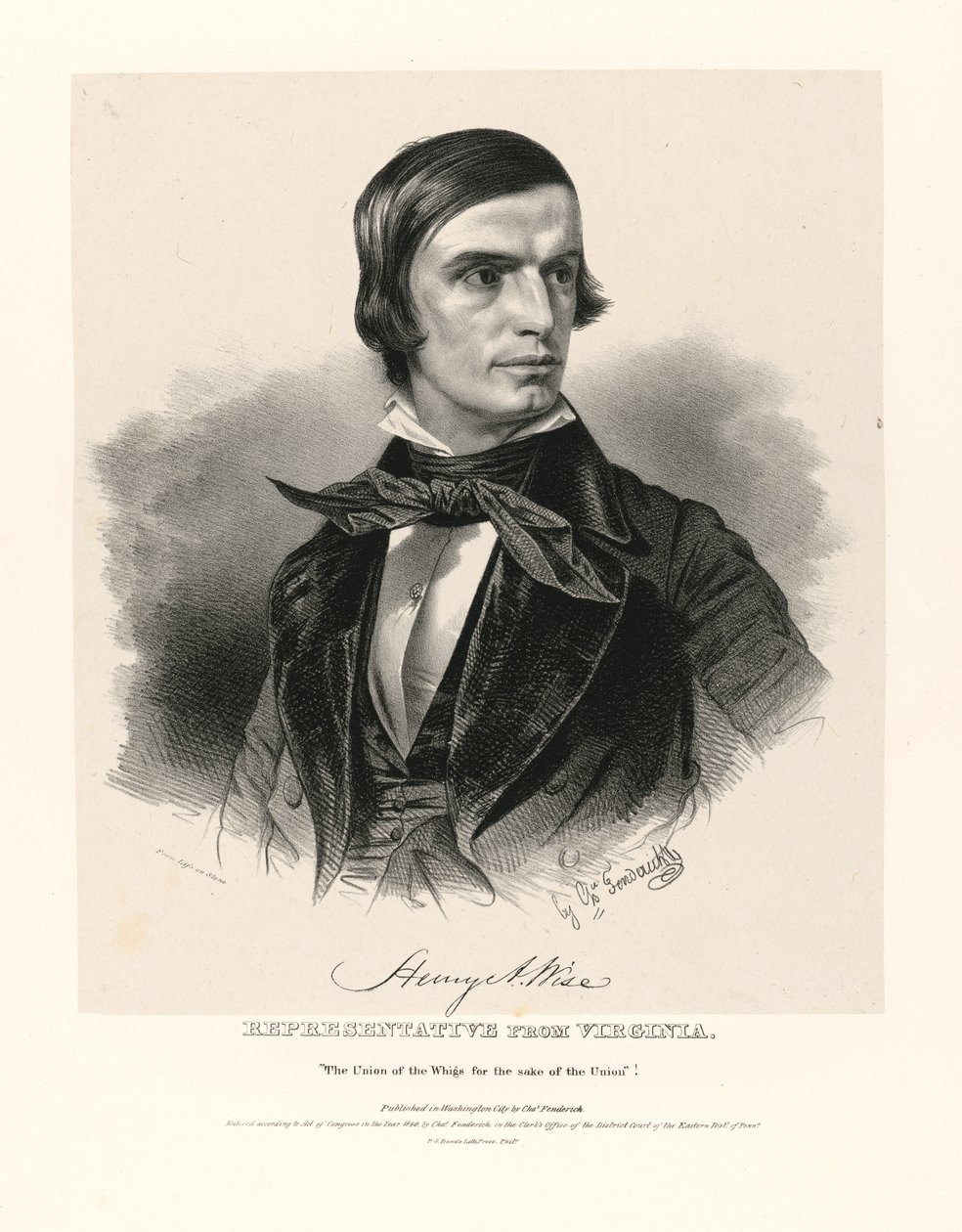 Henry Alexander Wise autorstwa Charles Fenderich