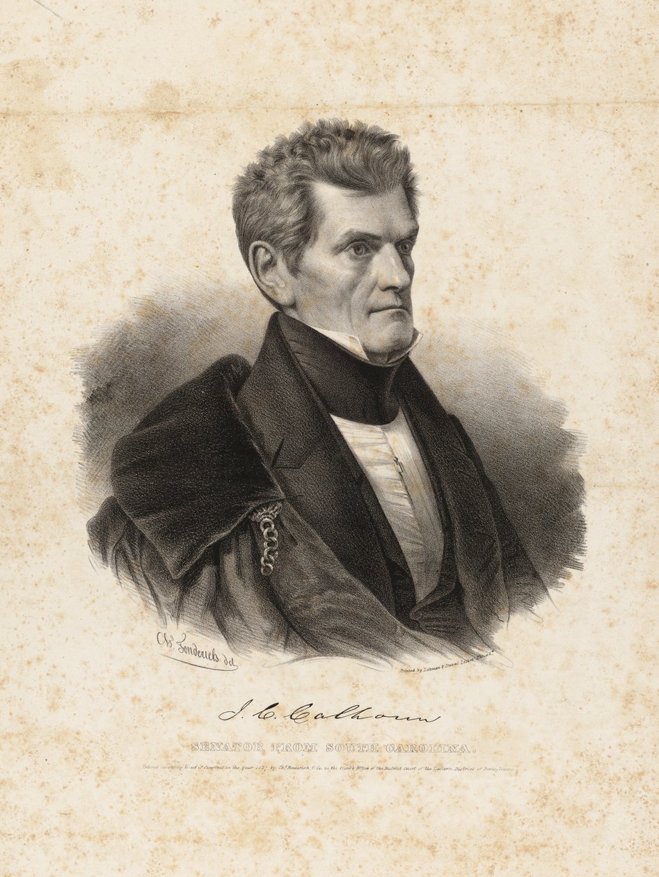John C. Calhoun autorstwa Charles Fenderich