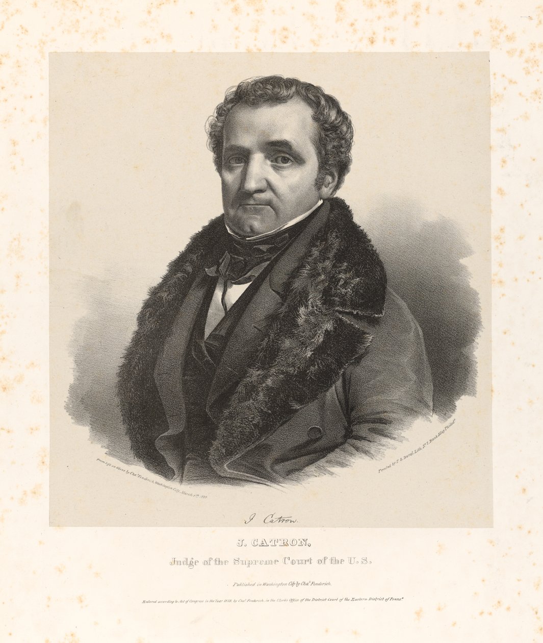 John Catron autorstwa Charles Fenderich