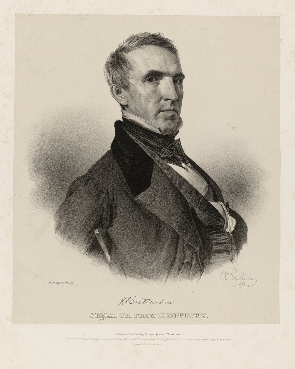John Jordan Crittenden autorstwa Charles Fenderich