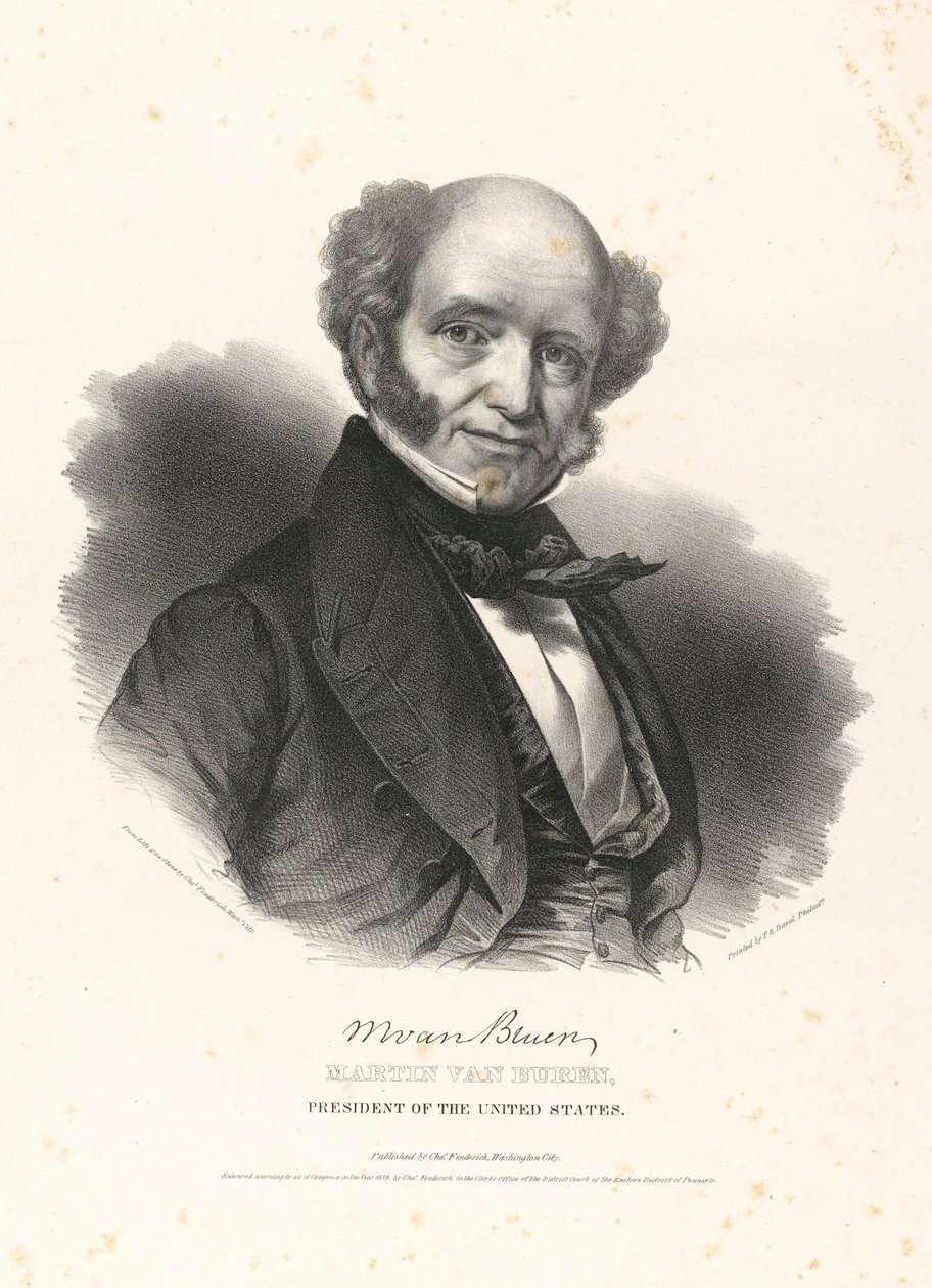 Martin Van Buren autorstwa Charles Fenderich