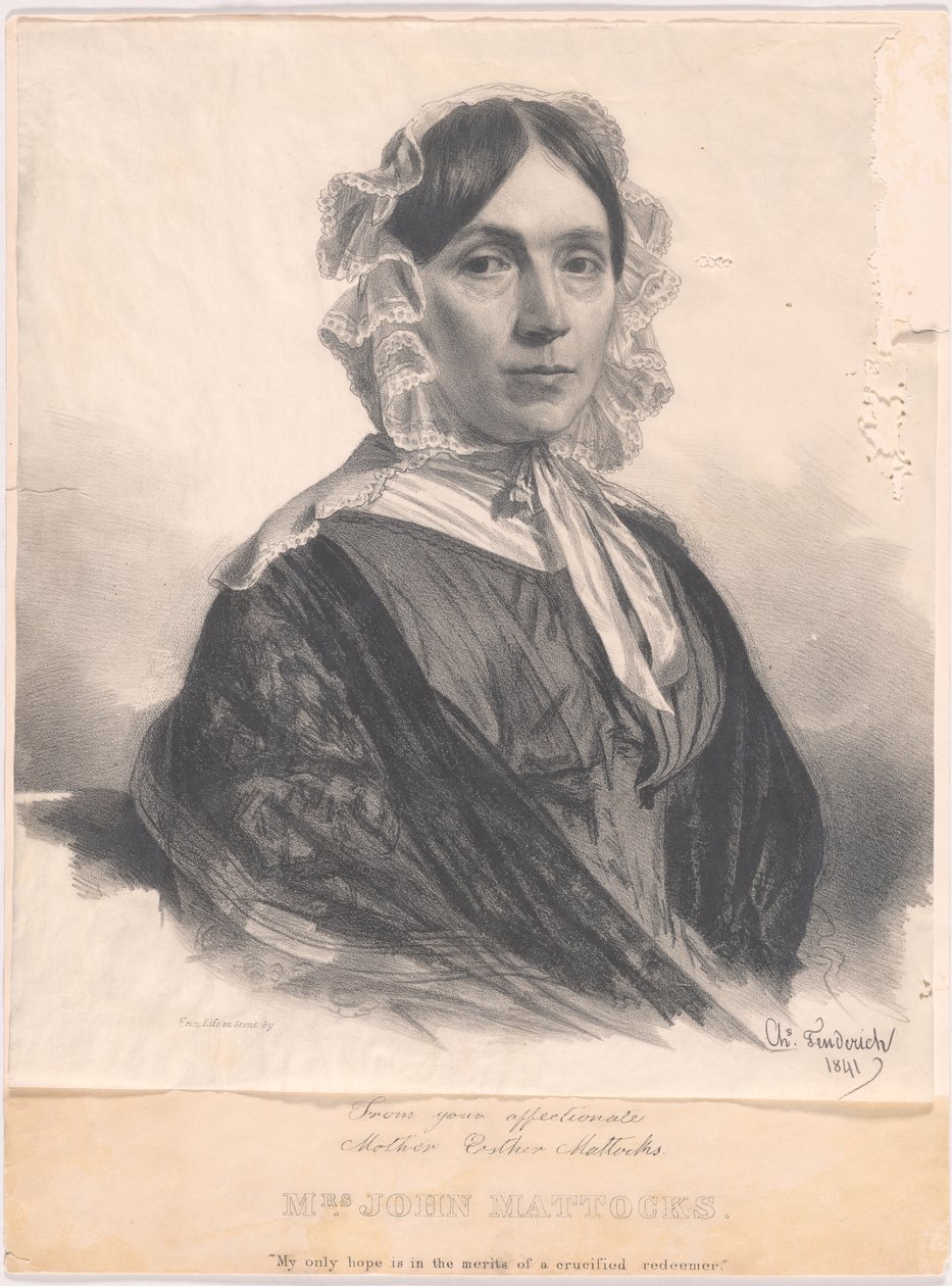 Pani John Mattocks autorstwa Charles Fenderich
