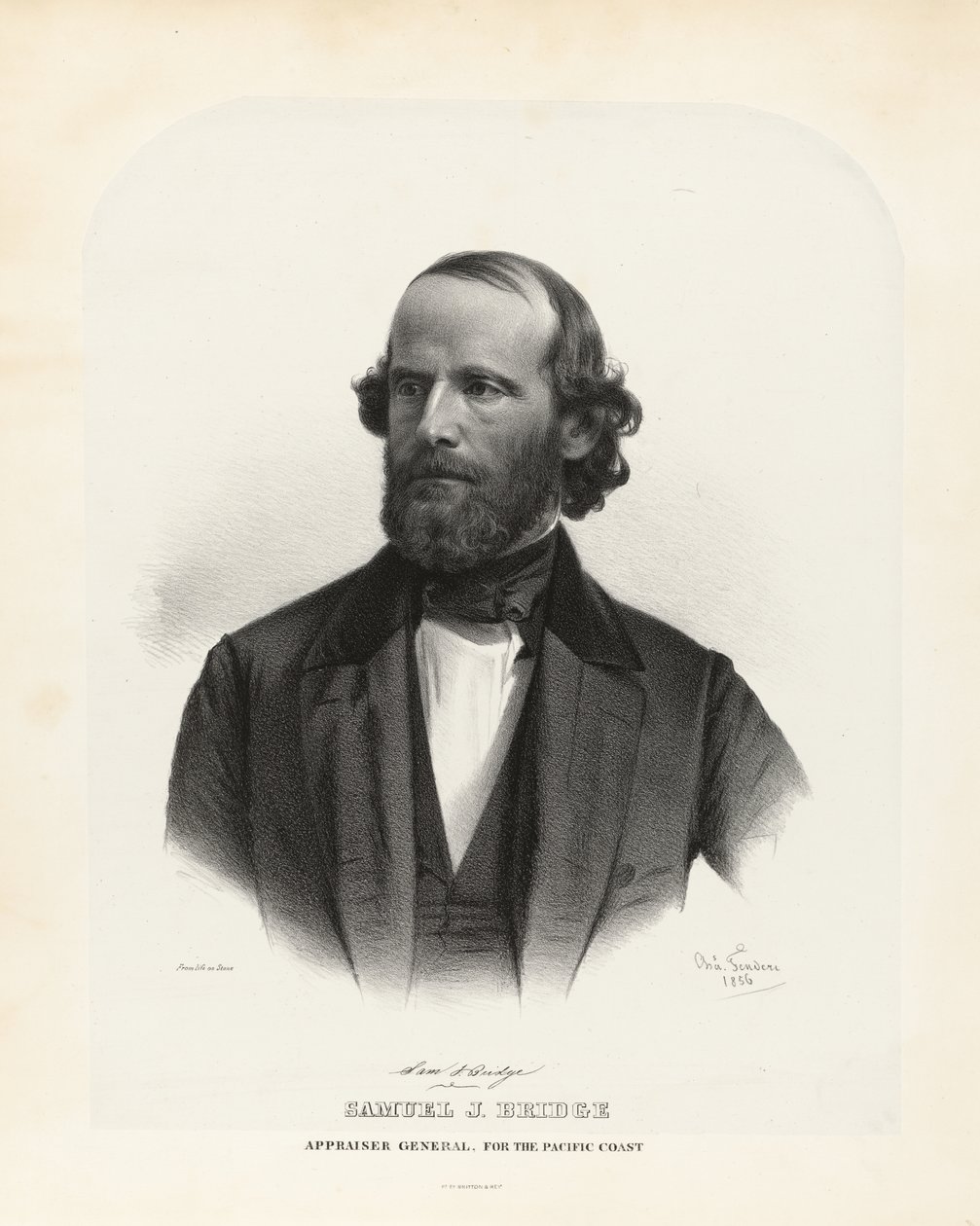 Samuel J. Bridge autorstwa Charles Fenderich