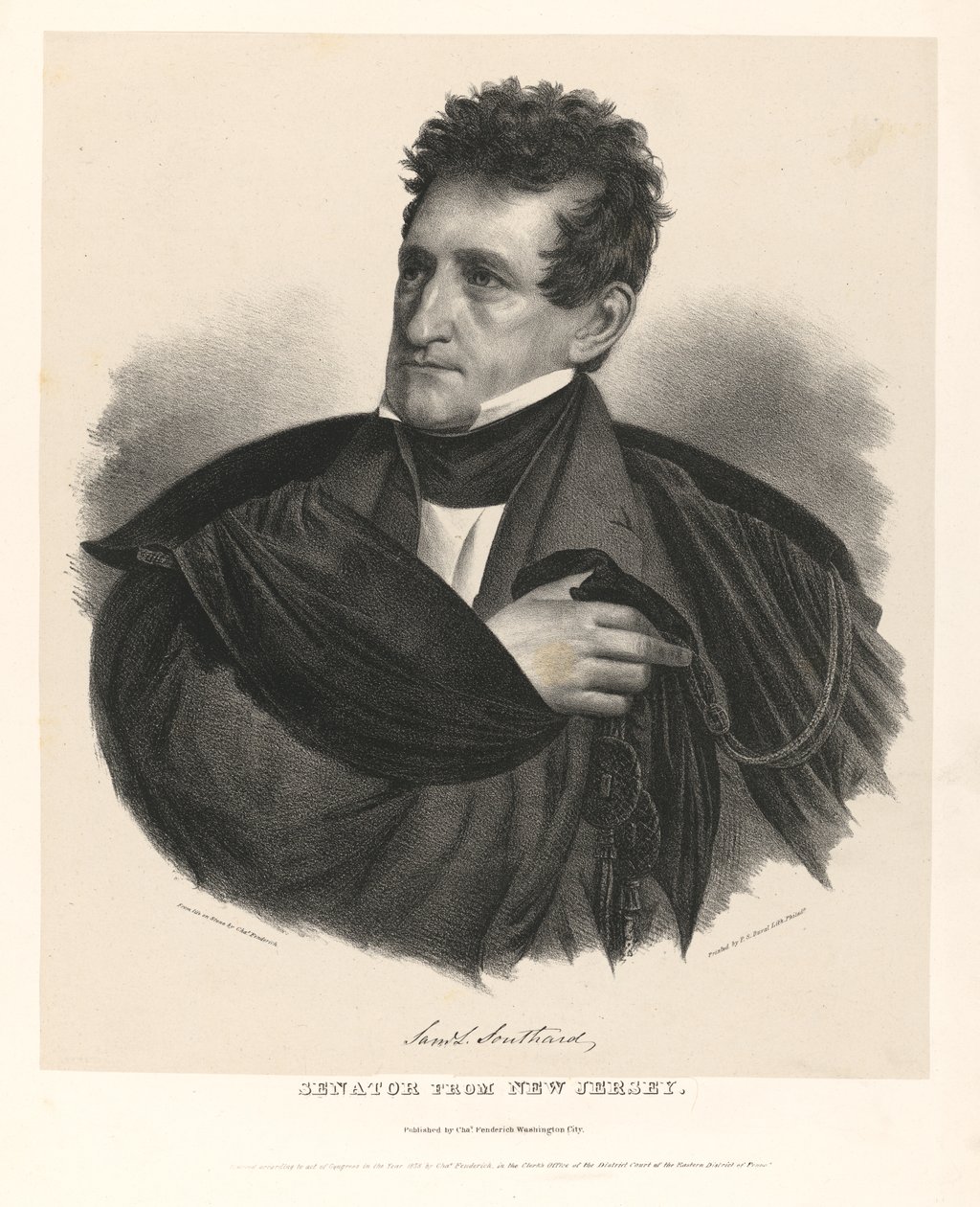 Samuel Lewis Southard autorstwa Charles Fenderich