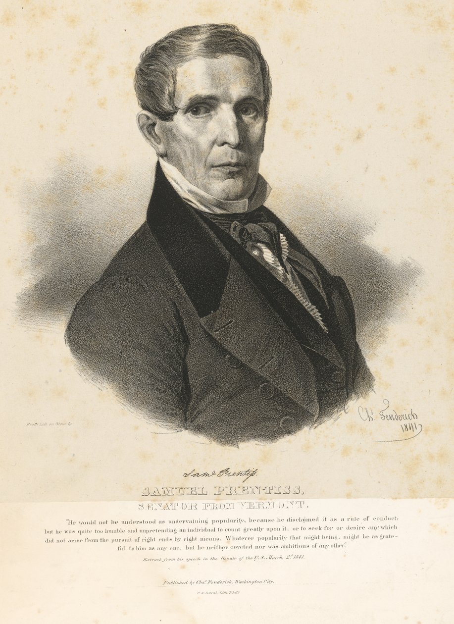Samuel Prentiss autorstwa Charles Fenderich
