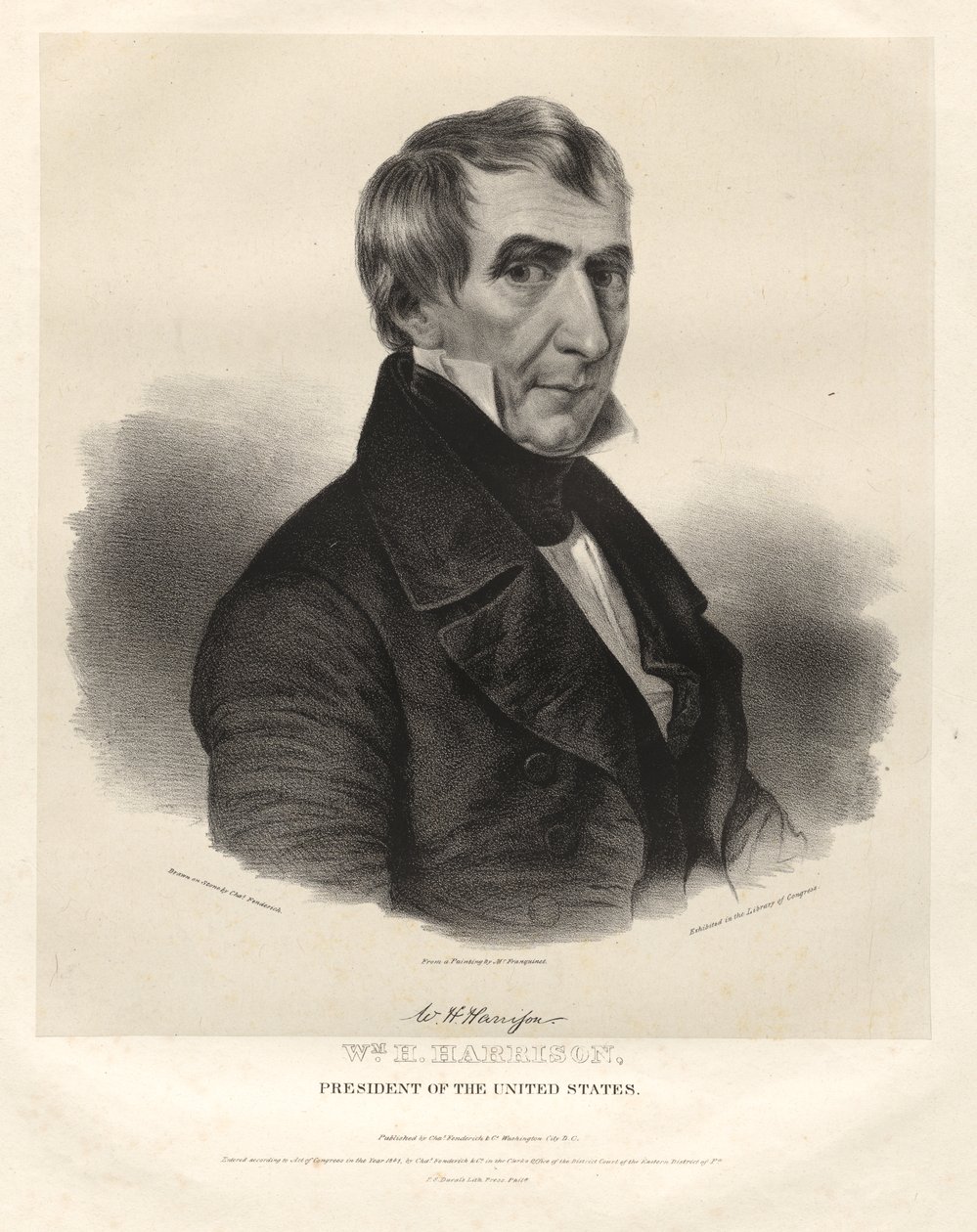 William Henry Harrison autorstwa Charles Fenderich
