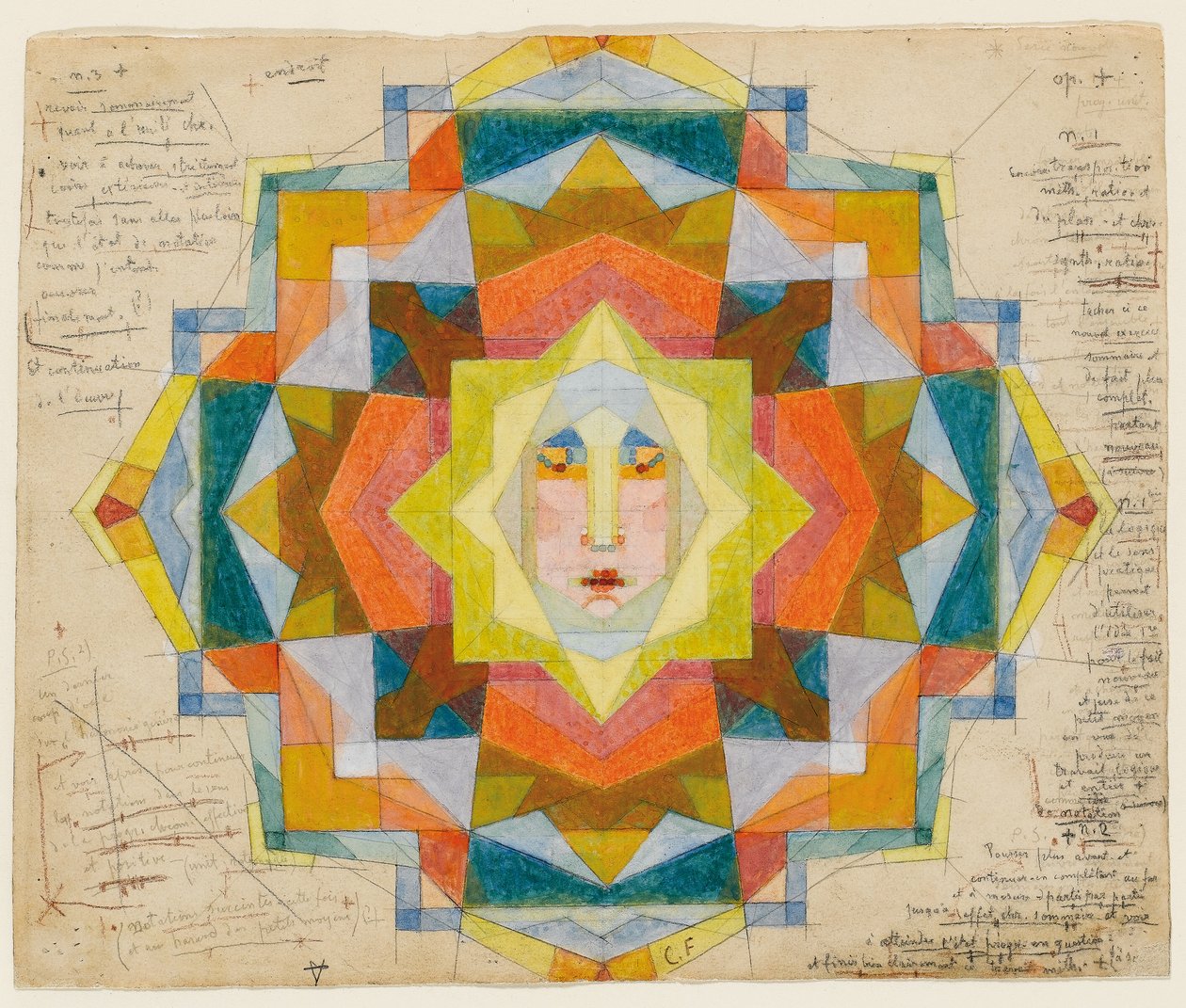 Notacje Chromatyki, po 1900 autorstwa Charles Filiger