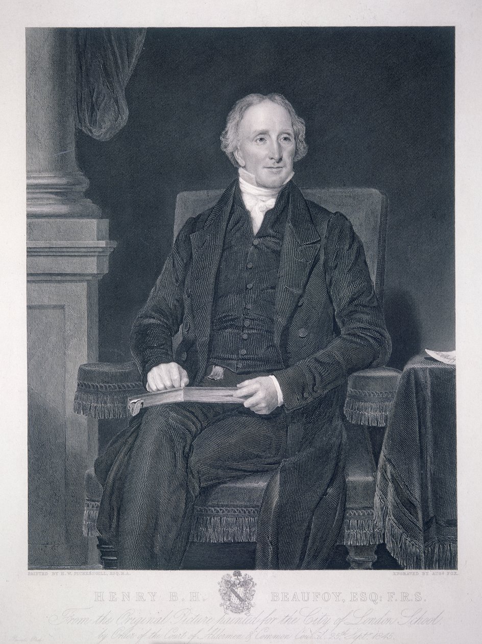 „Henry Benjamin Hanbury Beaufoy”, ok. 1848 r. autorstwa Charles Fox