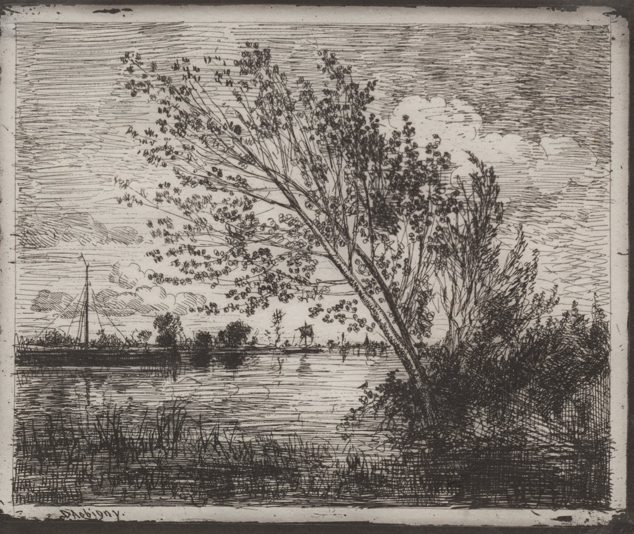 Grono Olch autorstwa Charles Francois Daubigny