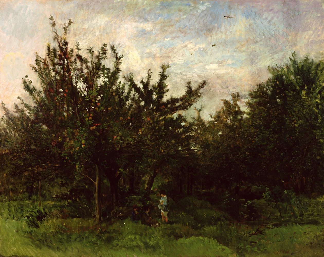 Sad jabłkowy autorstwa Charles Francois Daubigny