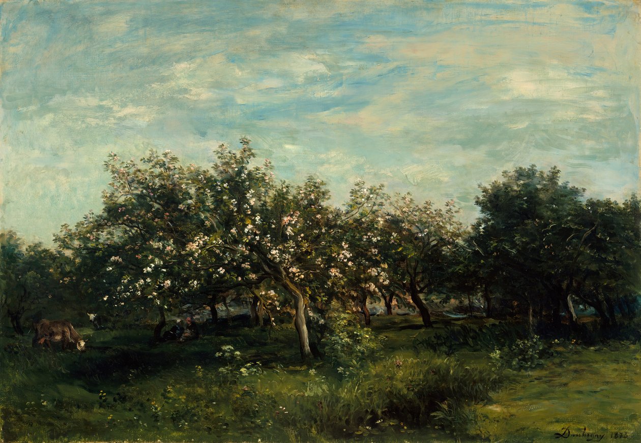 Kwiaty jabłoni, 1873. autorstwa Charles Francois Daubigny