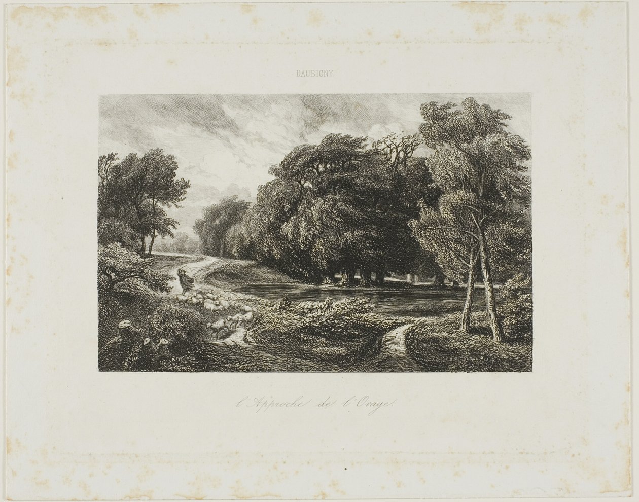 Zbliża się burza autorstwa Charles Francois Daubigny