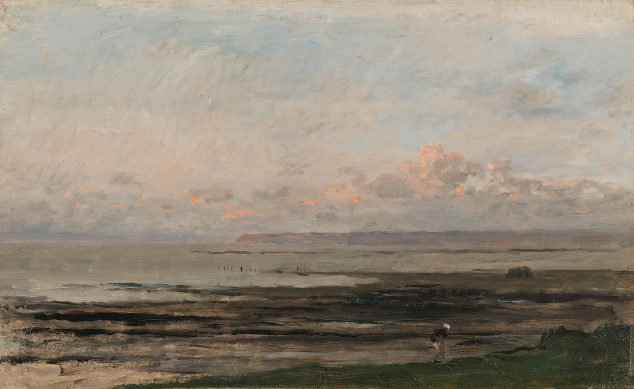 Plaża przy Ebb Tide Plaża na Ebb Tide autorstwa Charles Francois Daubigny