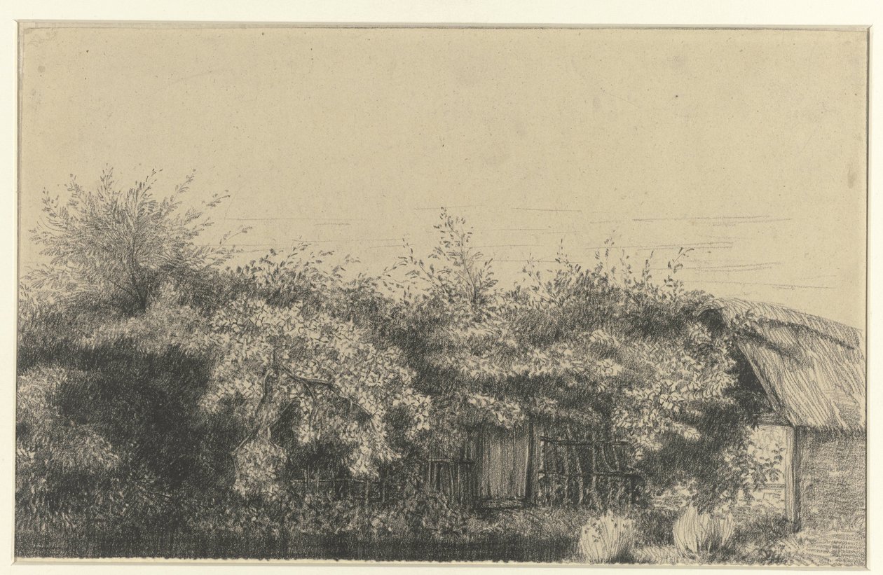 Zarośnięta farma, Normandia autorstwa Charles Francois Daubigny