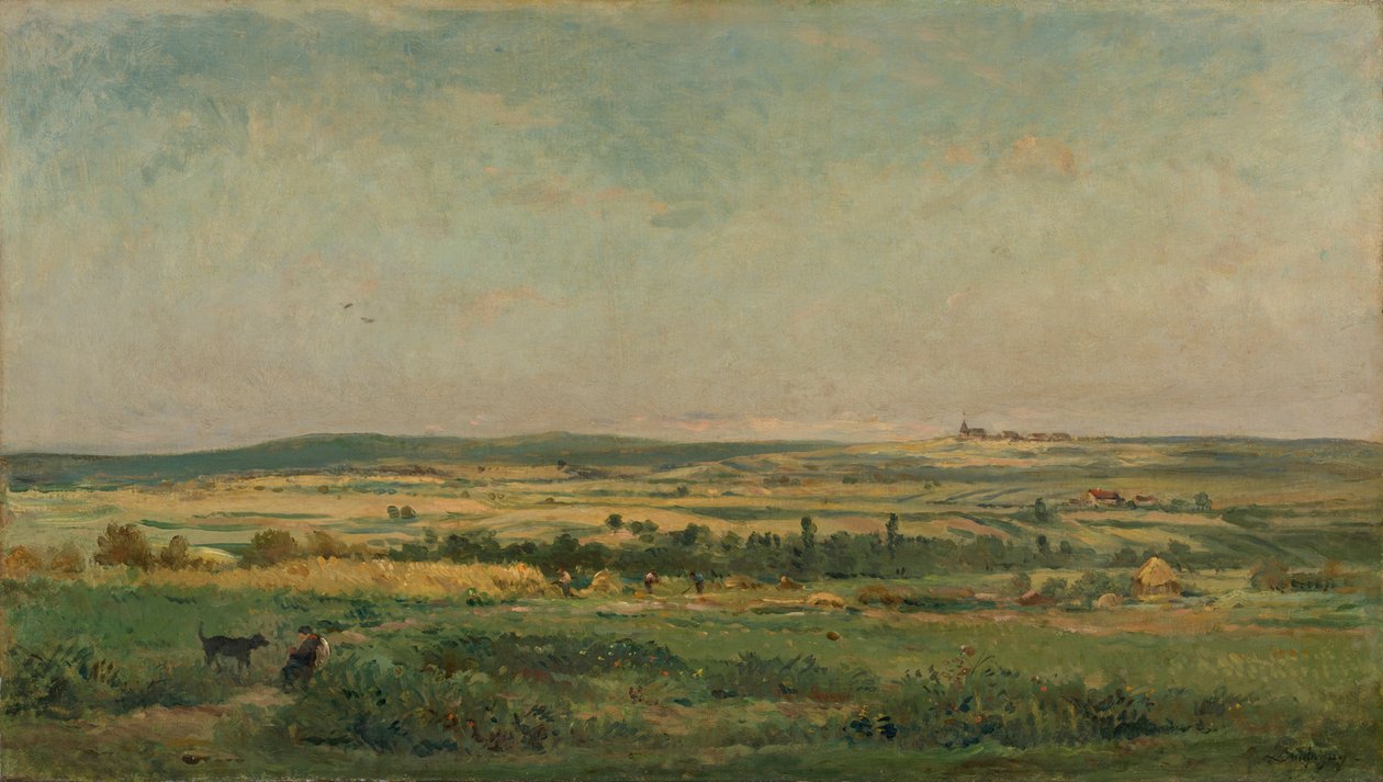 zbiory zbóż autorstwa Charles Francois Daubigny