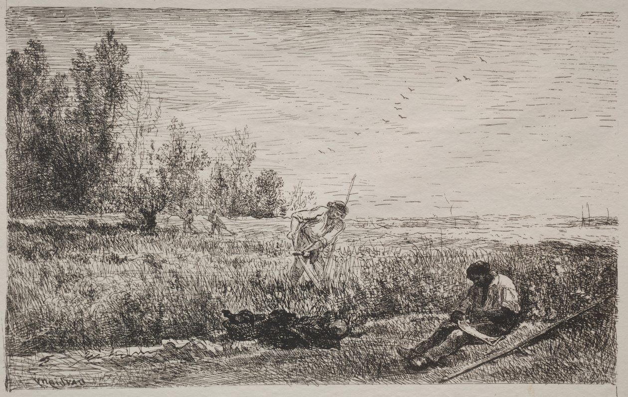 Sianokosy autorstwa Charles Francois Daubigny