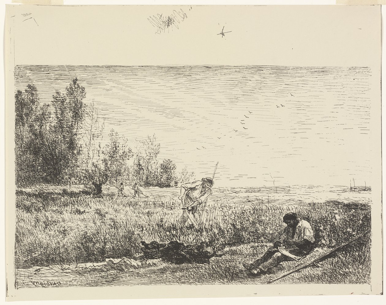 Sianokosy autorstwa Charles Francois Daubigny