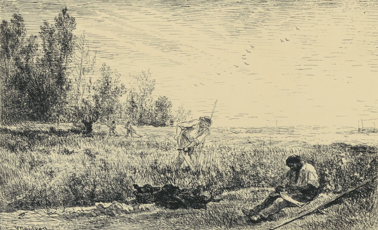 La Fenaison autorstwa Charles Francois Daubigny