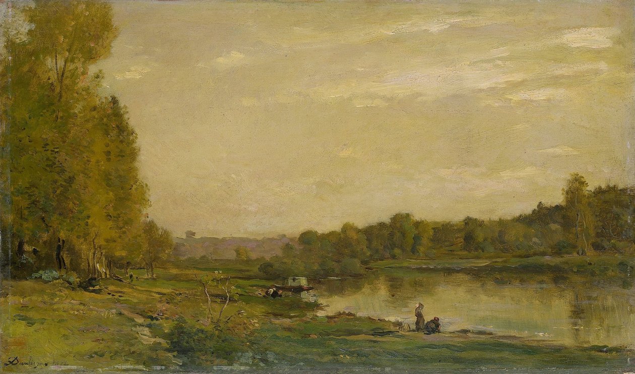 Krajobraz nad Oise autorstwa Charles Francois Daubigny