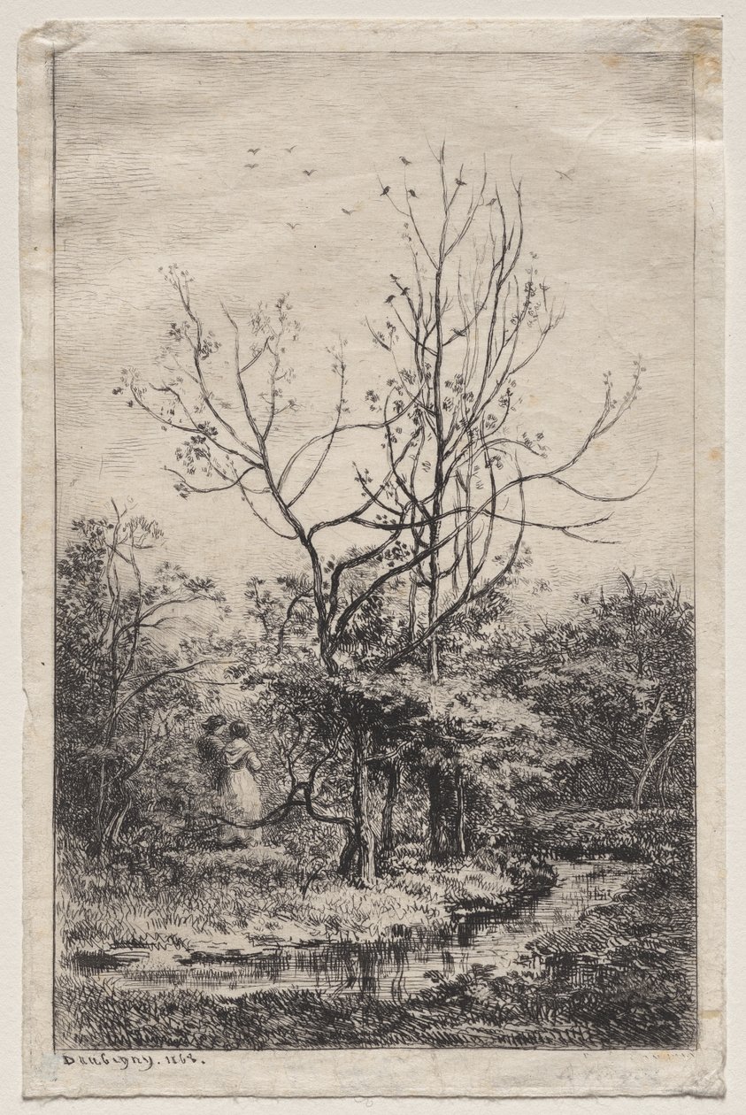 Sad autorstwa Charles Francois Daubigny