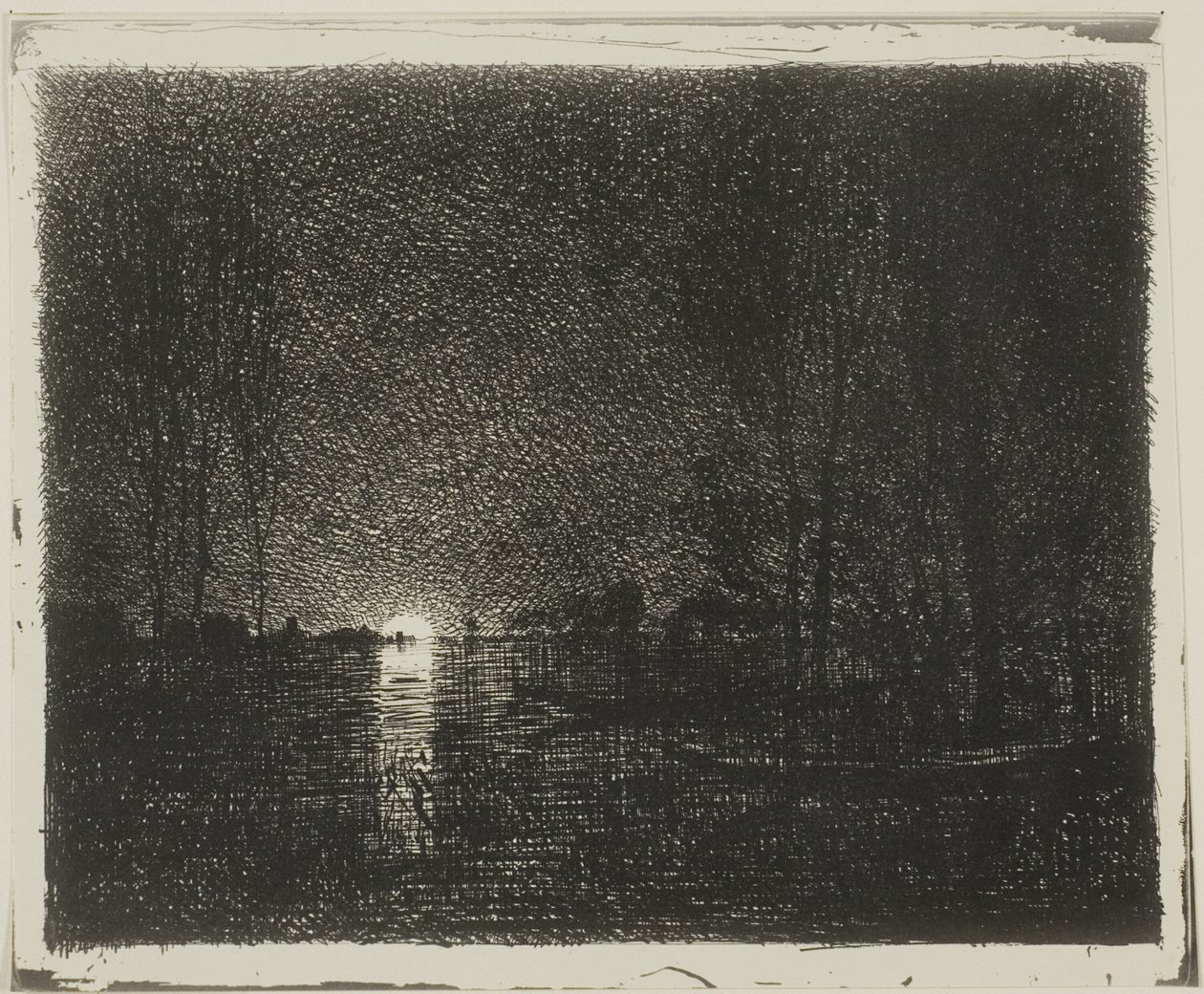 Efekt nocny autorstwa Charles Francois Daubigny