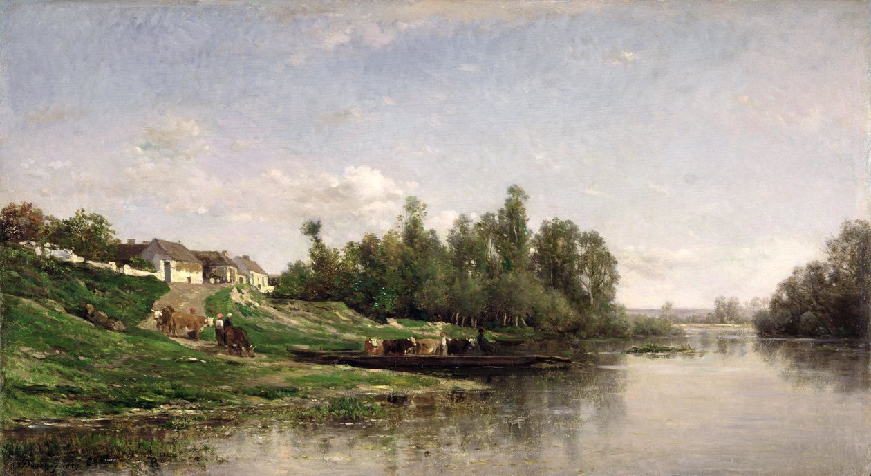 Scena rzeczna, 1859 autorstwa Charles Francois Daubigny
