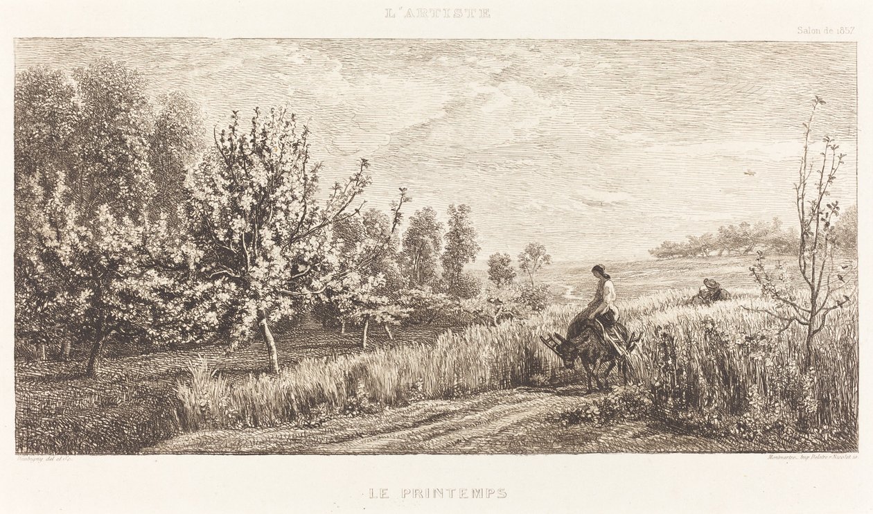 Wiosna autorstwa Charles Francois Daubigny