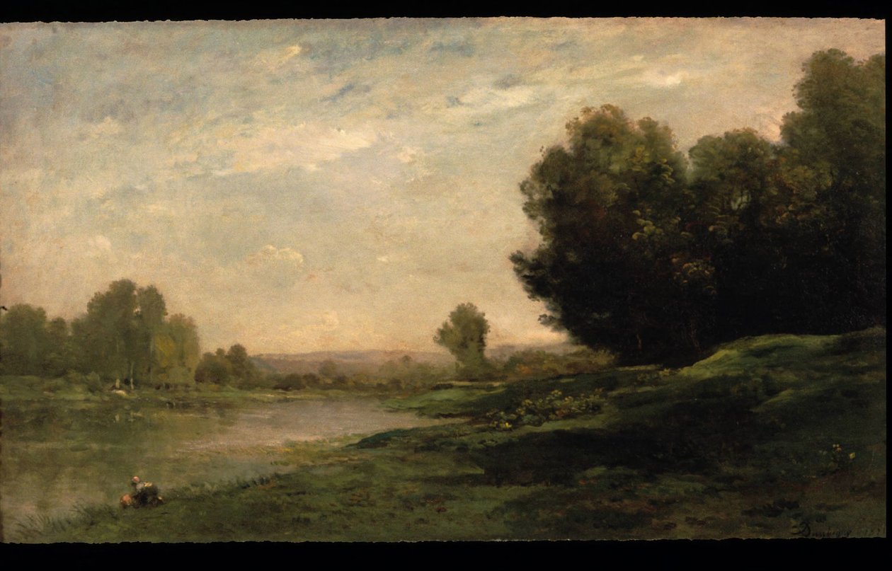 Brzegi Oise autorstwa Charles Francois Daubigny