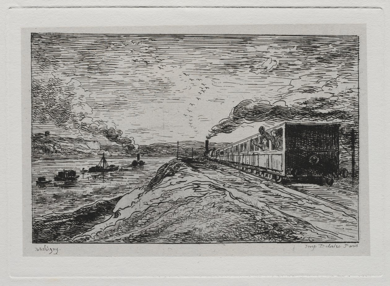 Rejs statkiem: Wyjazd (Powrót) autorstwa Charles Francois Daubigny