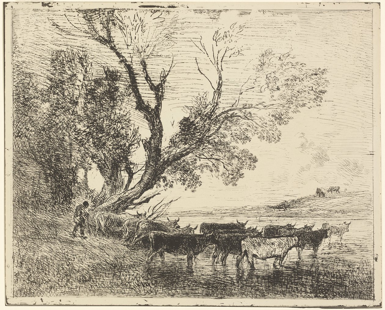 Ford autorstwa Charles Francois Daubigny