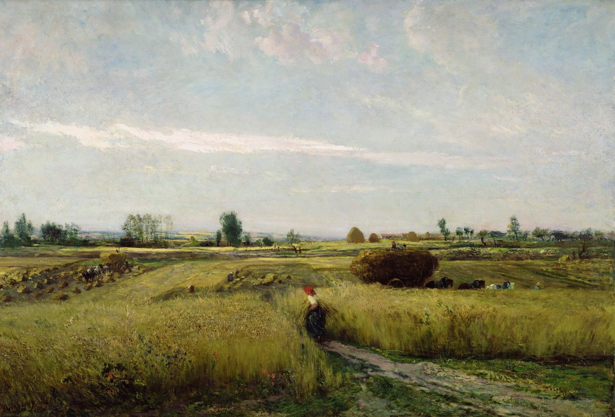 Żniwa, 1851 autorstwa Charles Francois Daubigny