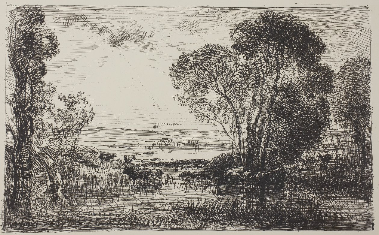 Maszyna hydrauliczna autorstwa Charles Francois Daubigny