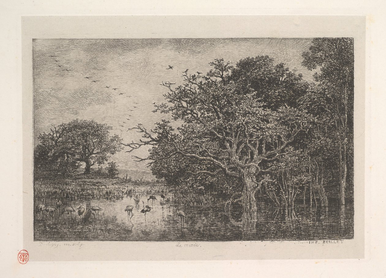 Bagna, 1851. autorstwa Charles Francois Daubigny