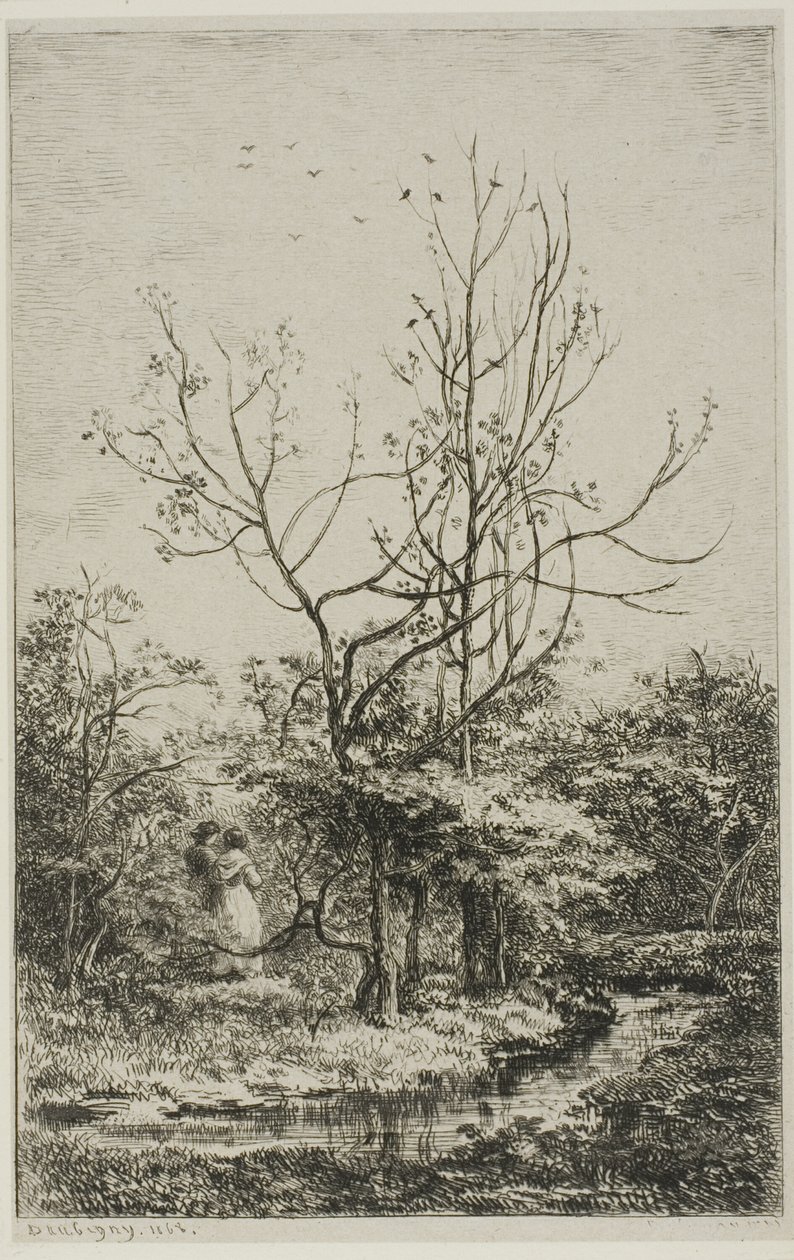 Sad autorstwa Charles Francois Daubigny