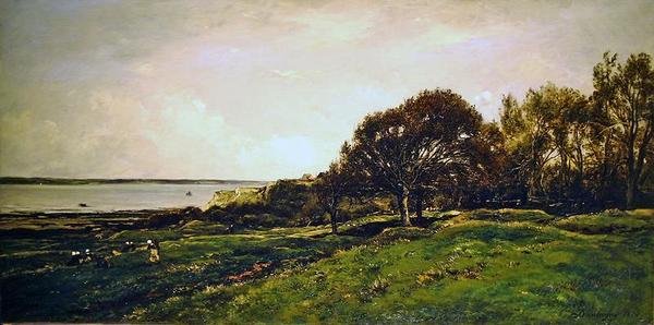 Pre des Graves w Villerville autorstwa Charles Francois Daubigny