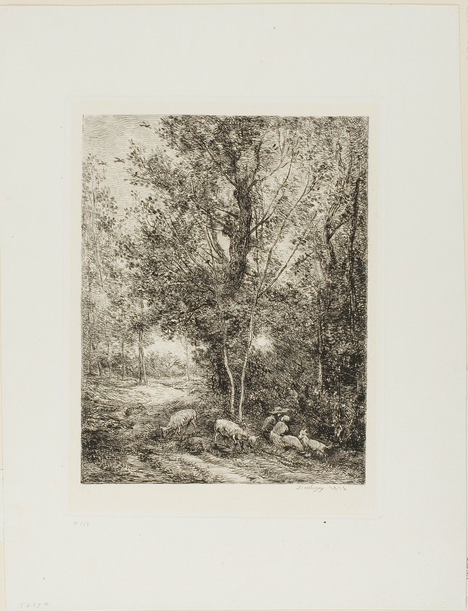 Pasterz i Pasterka autorstwa Charles Francois Daubigny